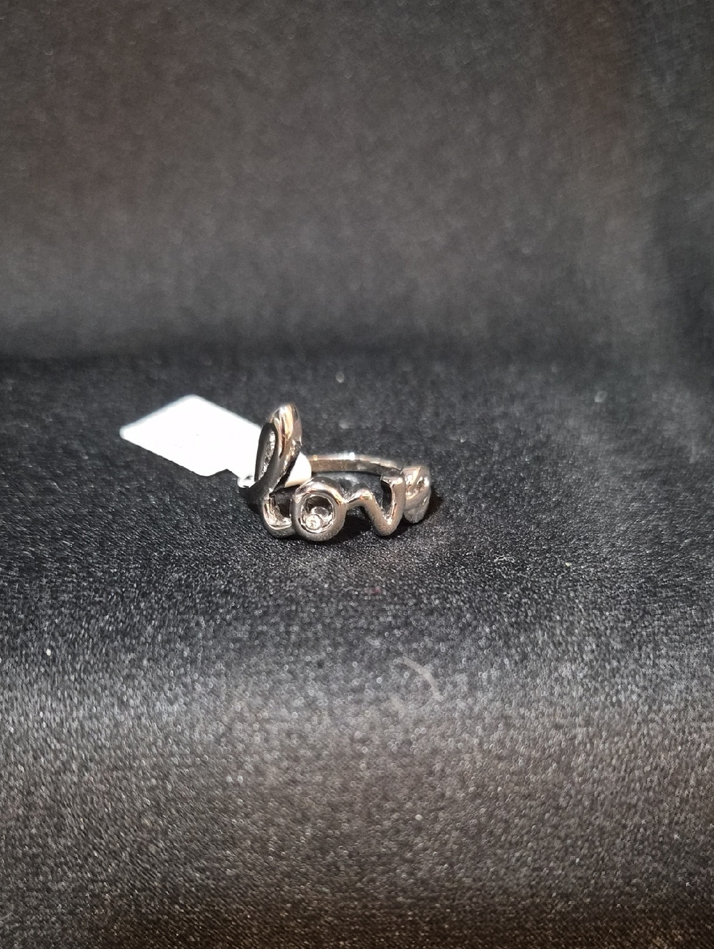 ParkLane Sterling Silver 'Love' Script Ring - Silver